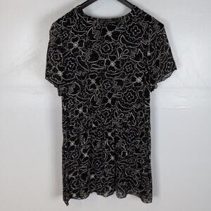 Gudrun Sjoden Knee Length Sheer Shift Dress